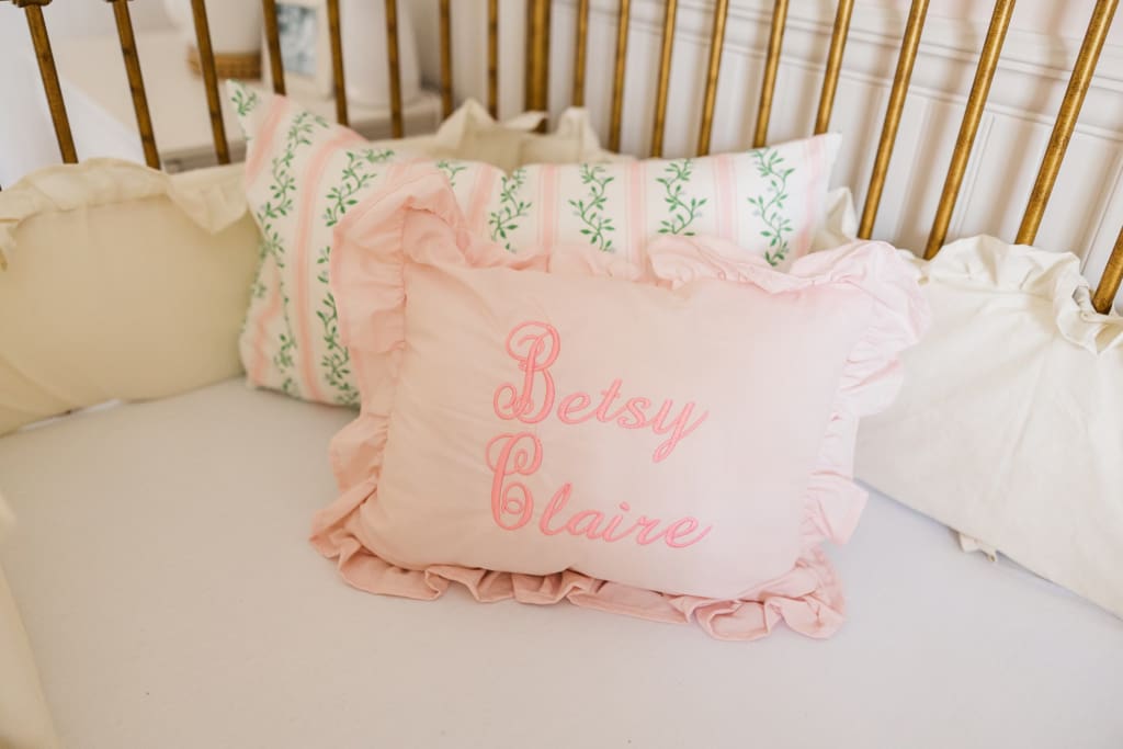 Personalized sales baby bedding