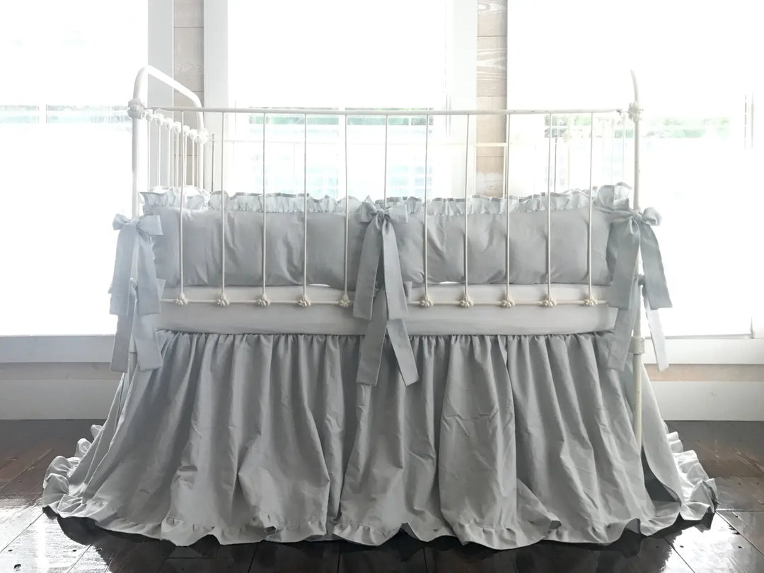 Ruffled Crib Bedding Sets