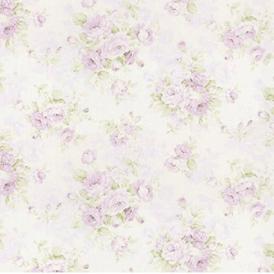 Shabby Chic Watercolor Floral Changing Pad Cover