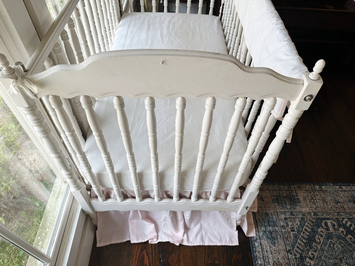 Tailored Crib Rail Cover & Skirt Set