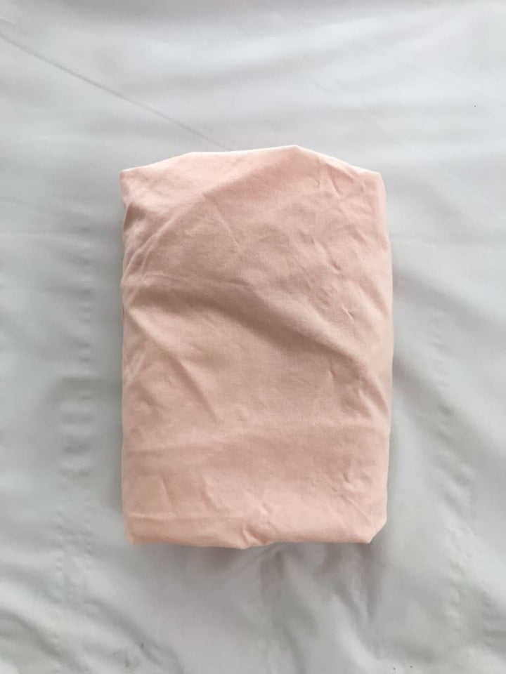 Ballet Slipper Mini Crib Sheet handmade heirloom nursery - High Cotton Textile