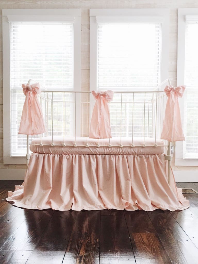 Ballet Slipper | Ruffled Crib Bedding Set