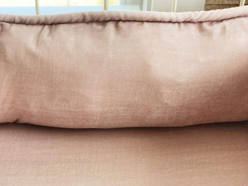 Blush Pink 100% Silk Velvet Luxury Crib Bedding Ensemble - High Cotton Textile 