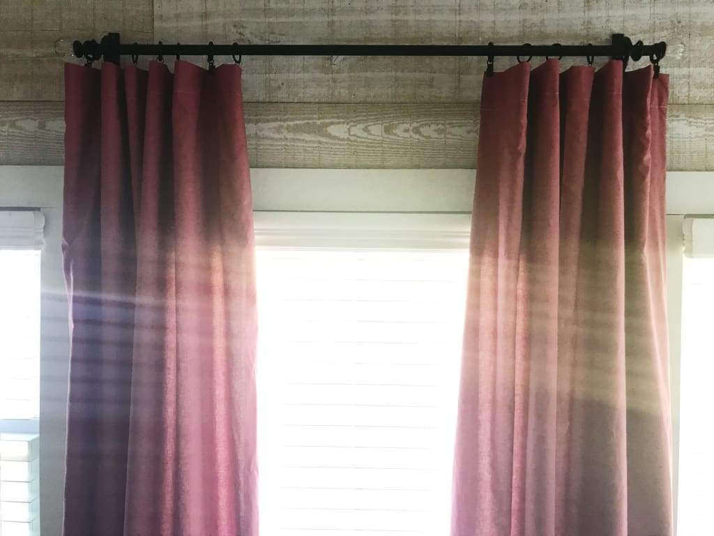 Blush Pink Farmhouse Curtains handmade heirloom nursery - High Cotton Textile