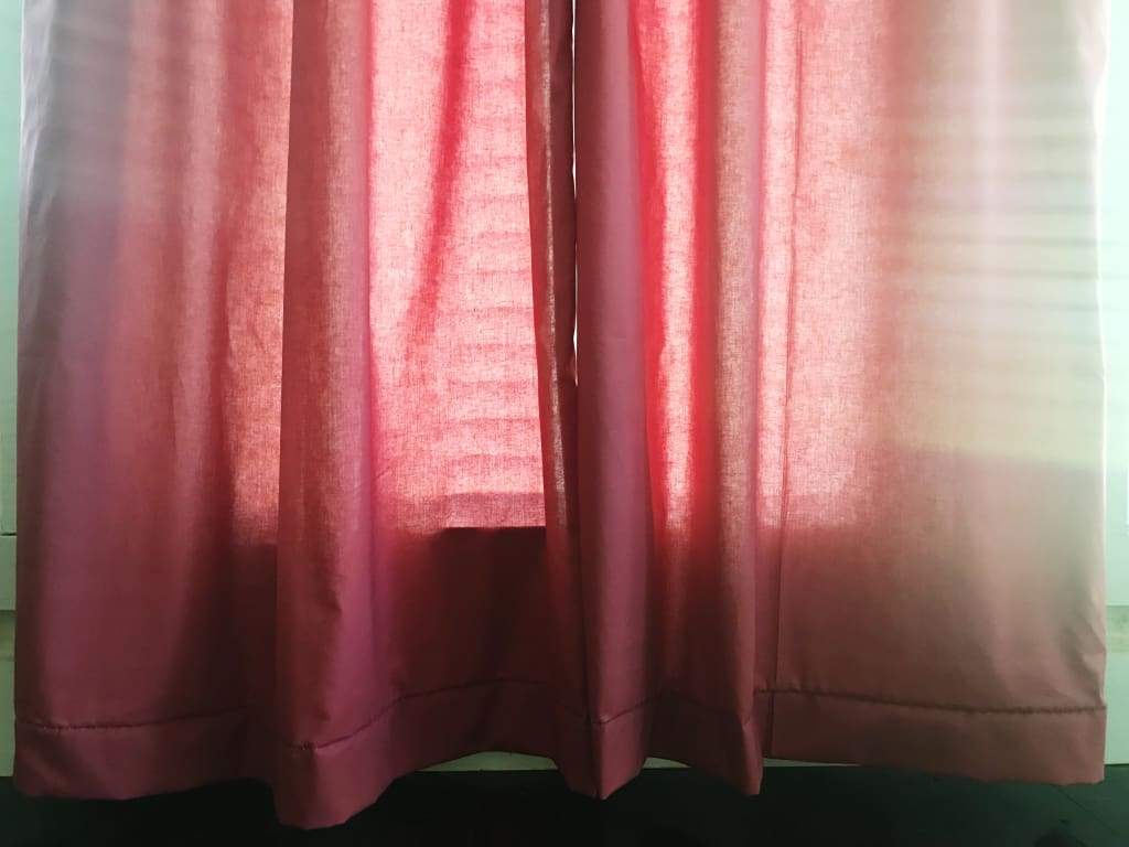 Blush Pink Farmhouse Curtains handmade heirloom nursery - High Cotton Textile