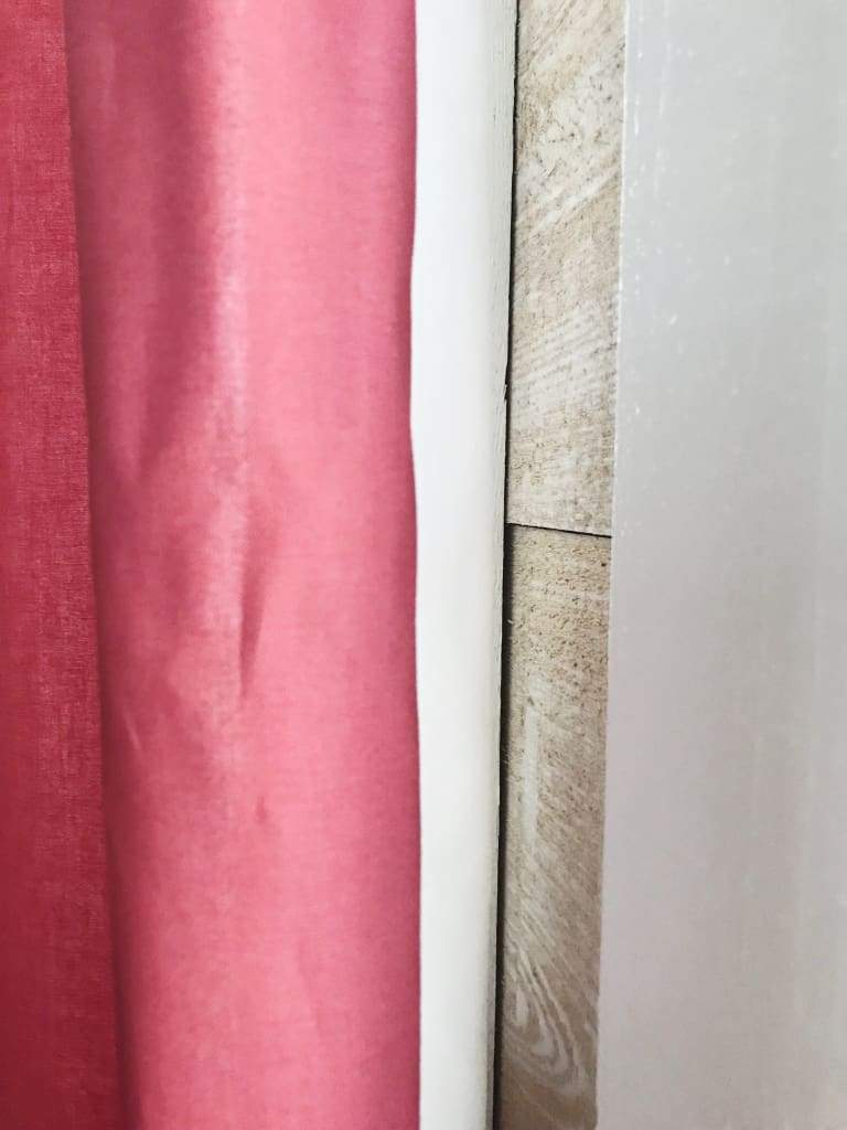 Blush Pink Farmhouse Curtains handmade heirloom nursery - High Cotton Textile