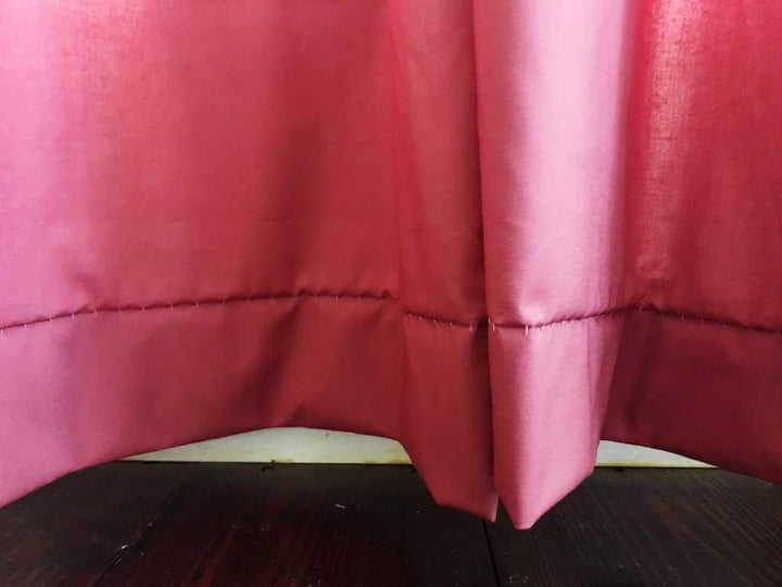 Blush Pink Farmhouse Curtains handmade heirloom nursery - High Cotton Textile