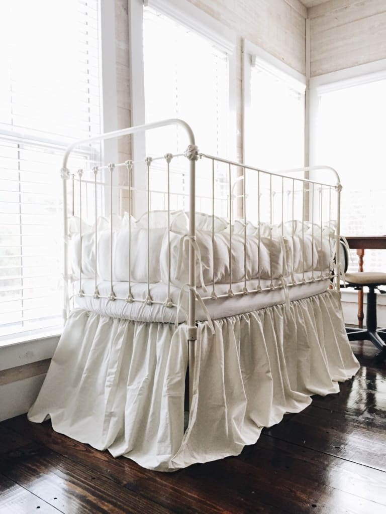 Porcelain | Farmhouse Crib Bedding Set