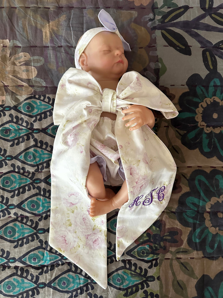 Heirloom baby gift set handmade in Alabama — view 2