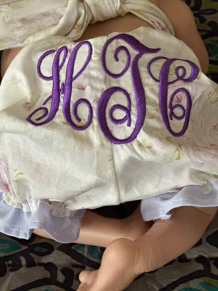 Heirloom baby gift set handmade in Alabama — view 4