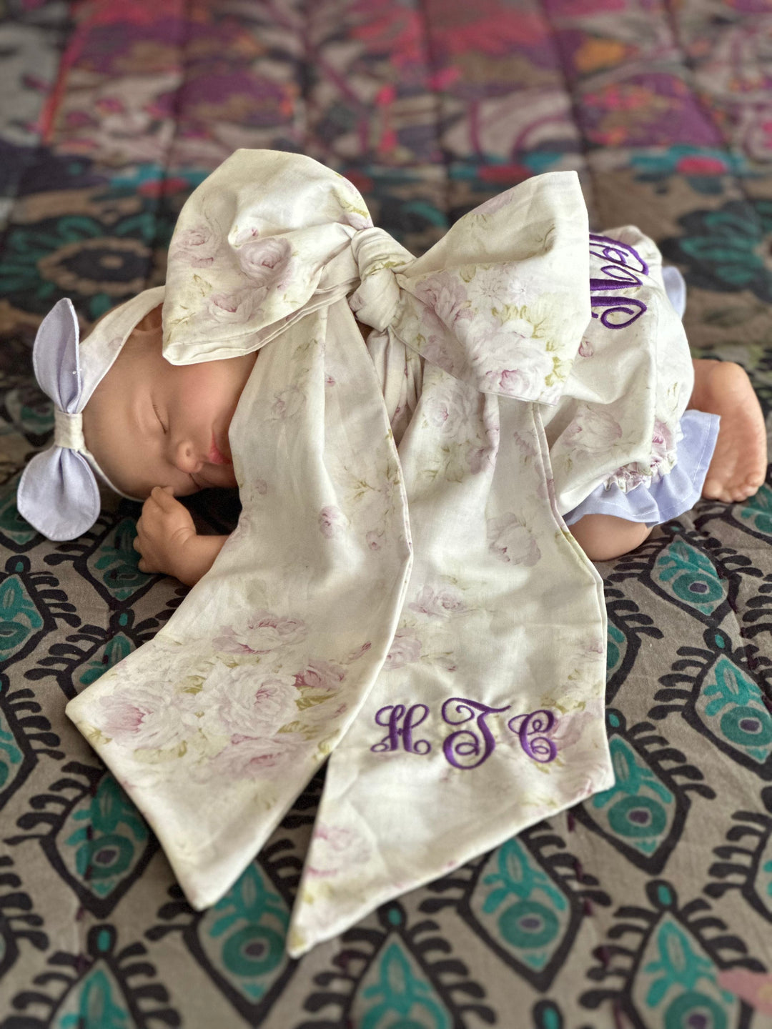Heirloom baby gift set handmade in Alabama — view 8
