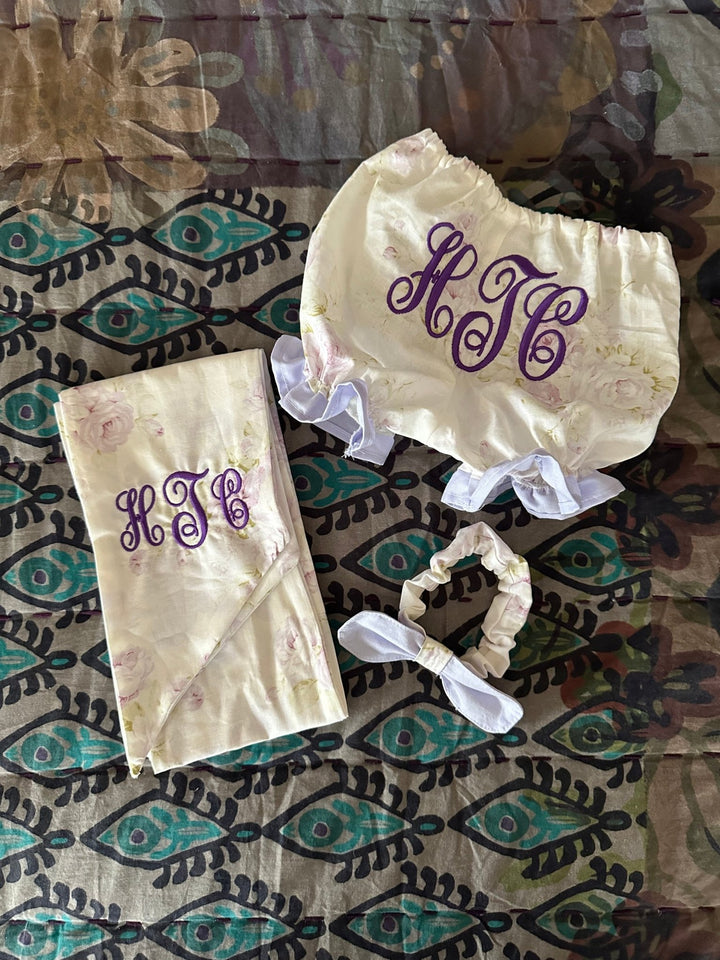 Heirloom Baby Gift Set handmade heirloom nursery - High Cotton Textile
