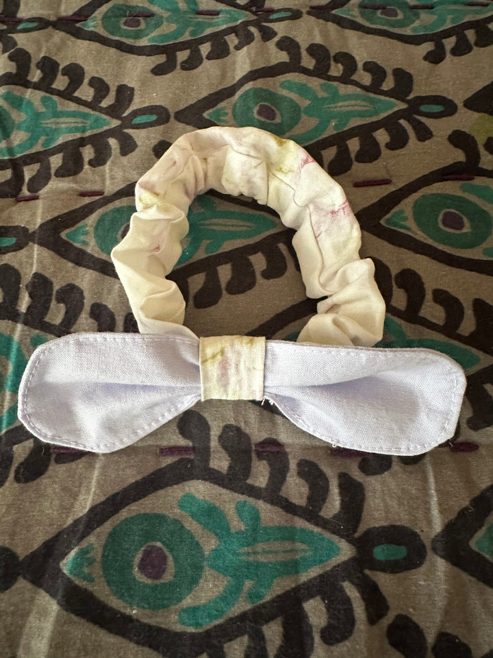 Heirloom personalized newborn baby headband handmade in Alabama — view 10