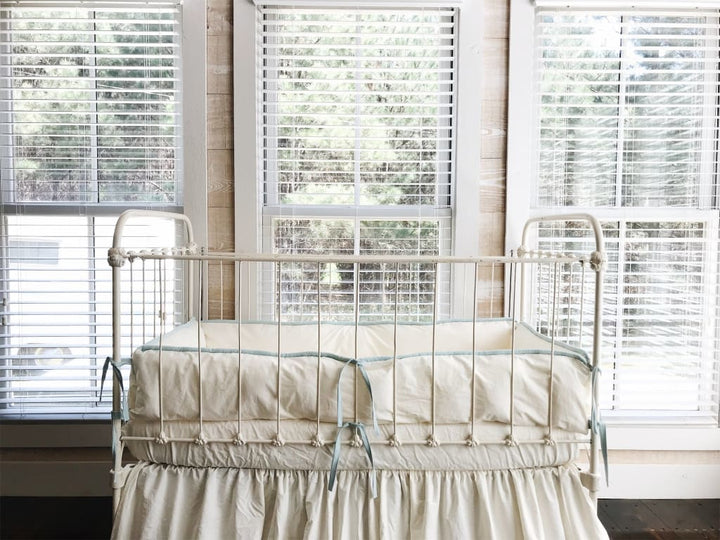 Ivory + Mist | Farmhouse Tailored Bumpers