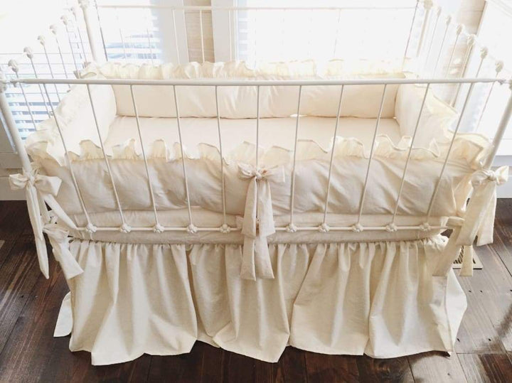 Natural | Farmhouse Crib Bedding Set