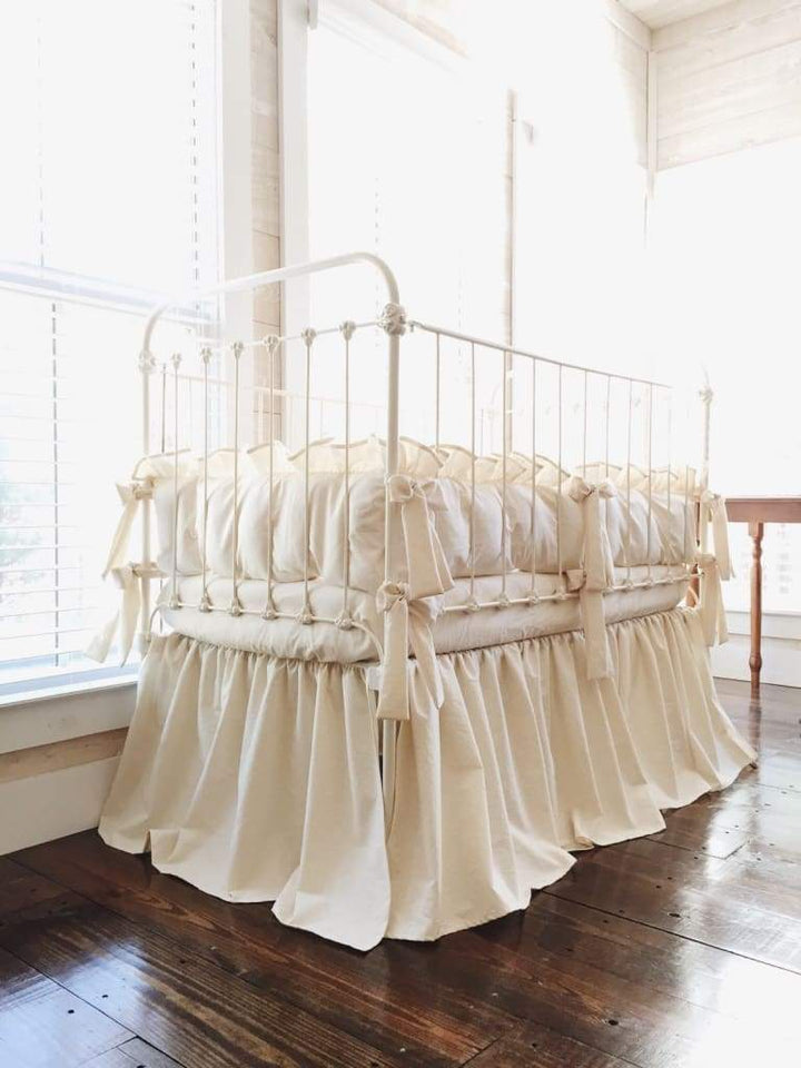 Natural | Farmhouse Crib Bedding Set