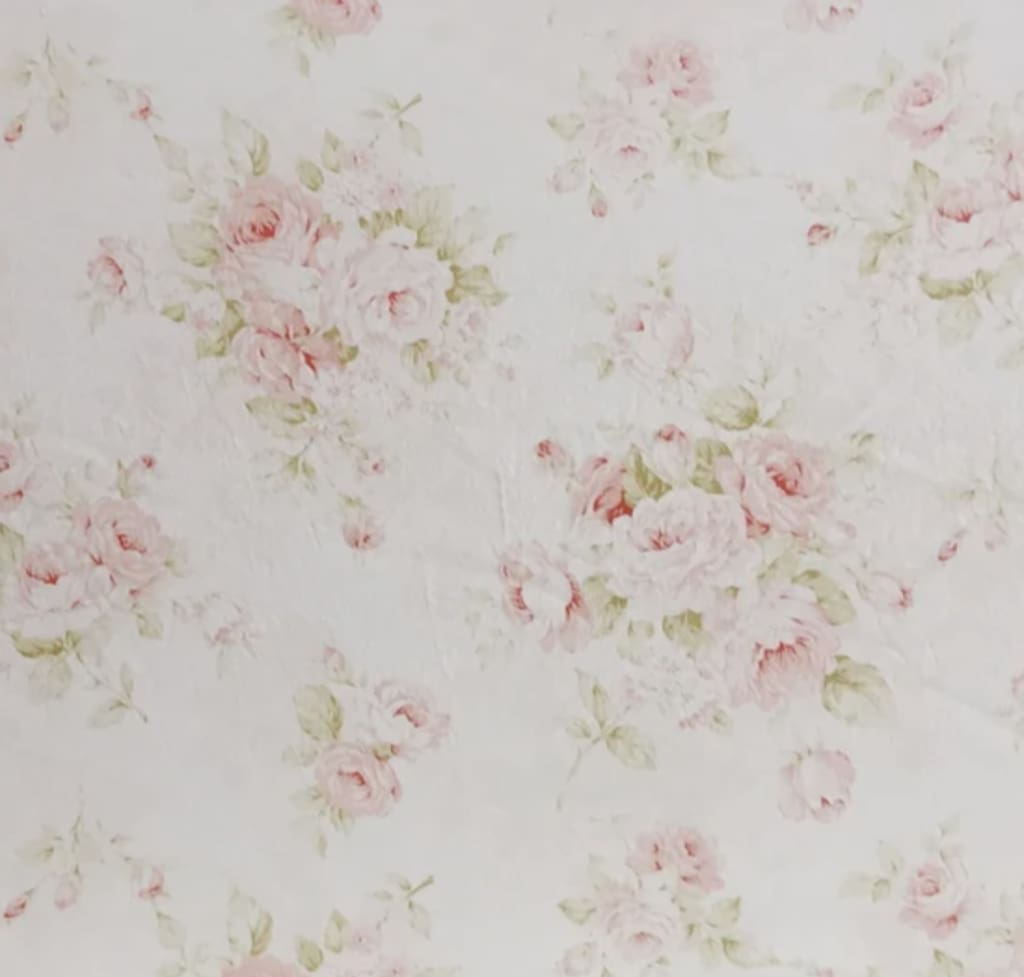 Shabby Chic Watercolor Floral Fabric Swatches