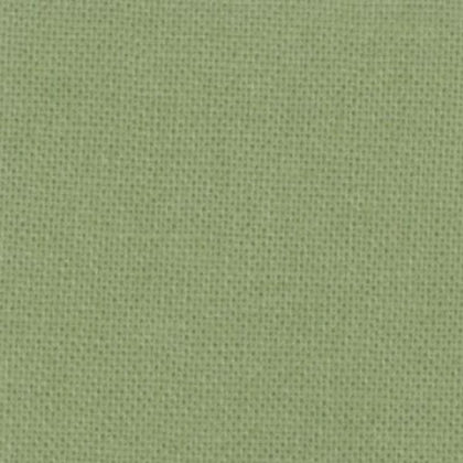 Prairie green washed cotton fabric swatch
