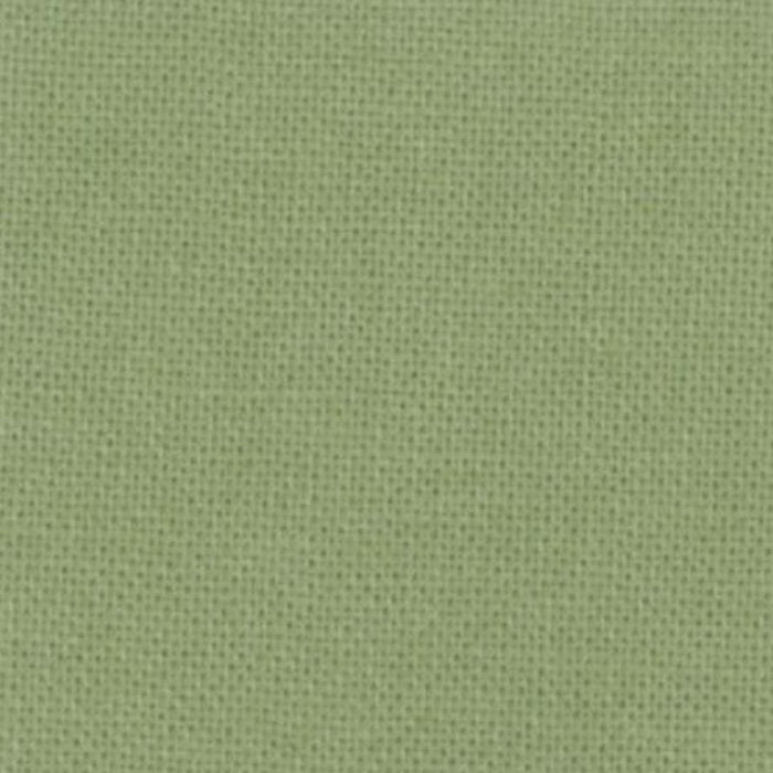 Prairie green washed cotton fabric swatch