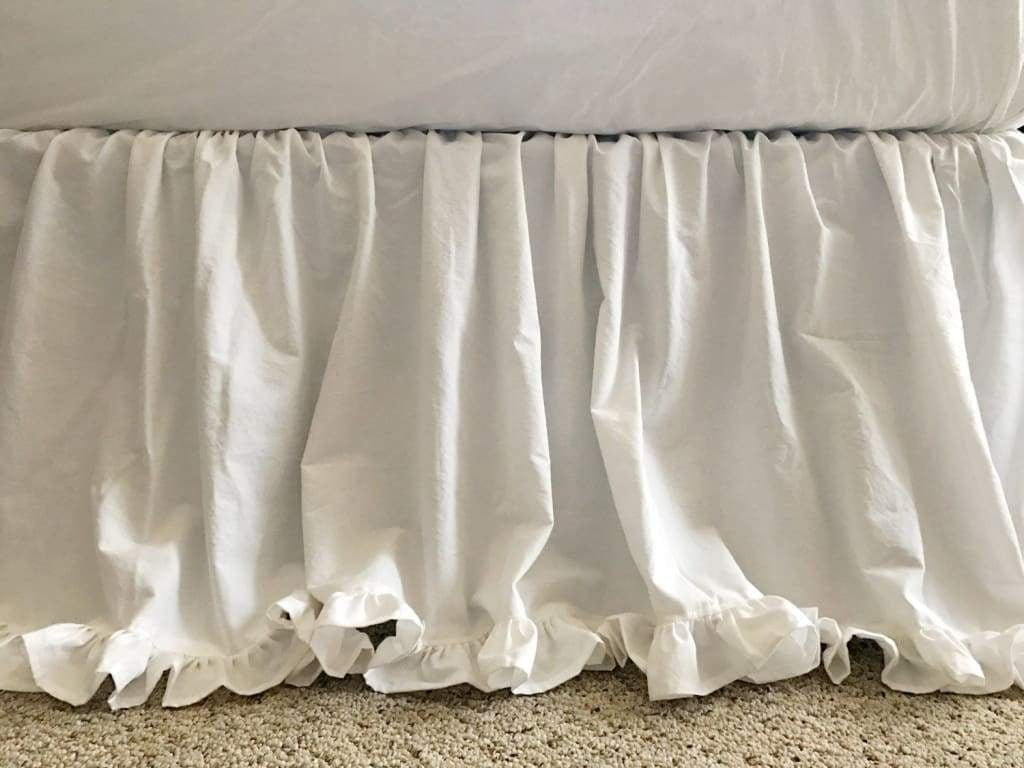 Ruffle Cotton Bed Skirt handmade heirloom nursery - High Cotton Textile