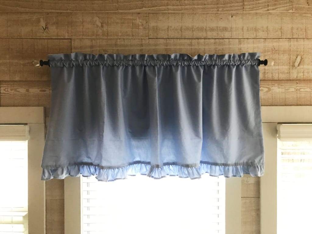 Ruffled Valance handmade heirloom nursery - High Cotton Textile