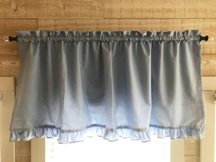 Ruffled Valance handmade heirloom nursery - High Cotton Textile