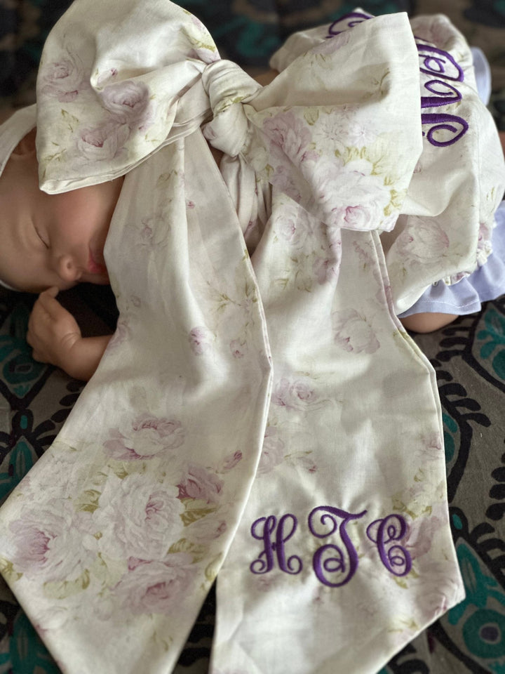 Signature Heirloom Baby Bow handmade heirloom nursery - High Cotton Textile