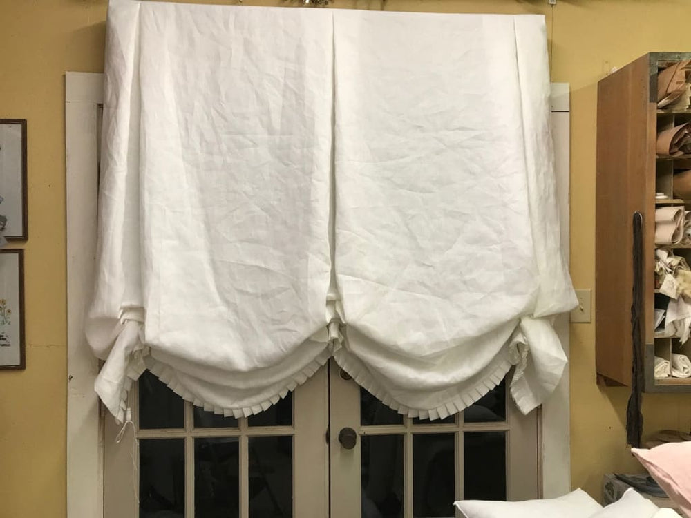 Tailored London Shade handmade heirloom nursery - High Cotton Textile