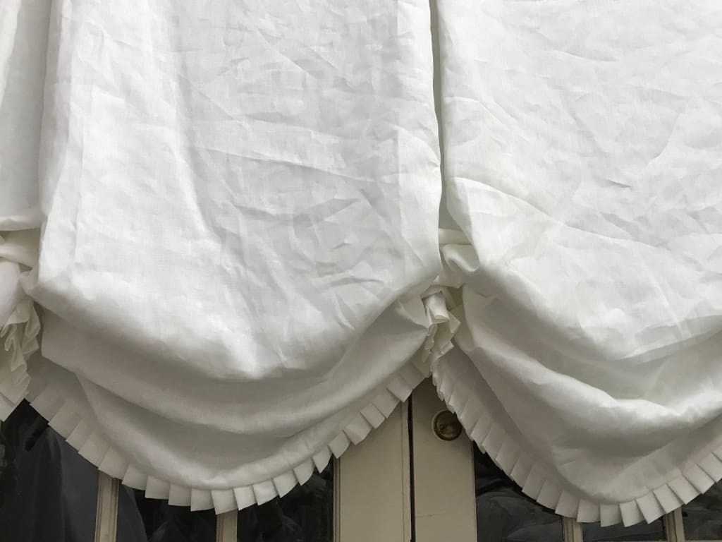 Tailored London Shade handmade heirloom nursery - High Cotton Textile
