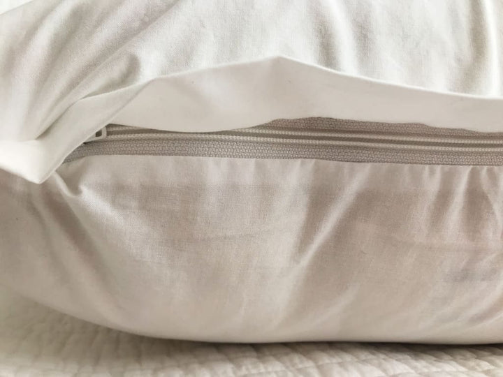 White 26x26 Tailored Euro Sham handmade heirloom nursery - High Cotton Textile