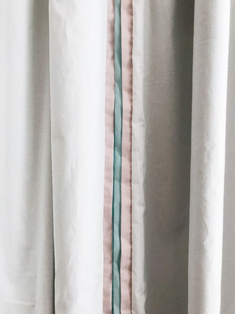 White Blackout Nursery Curtains handmade heirloom nursery - High Cotton Textile