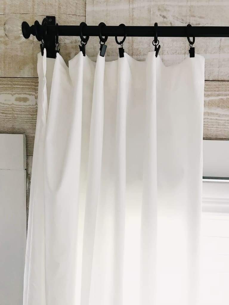 White Farmhouse Curtains handmade heirloom nursery - High Cotton Textile