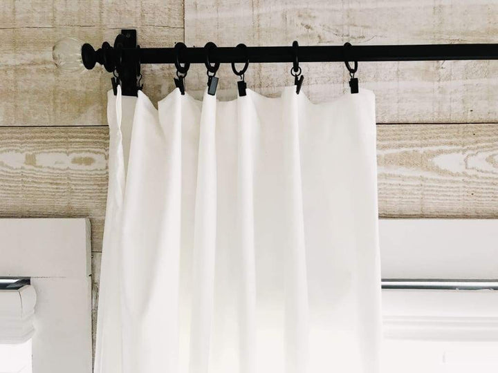 White Farmhouse Curtains handmade heirloom nursery - High Cotton Textile