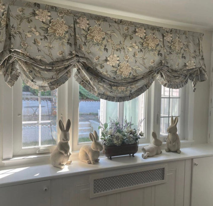 Wide Window London Shade handmade heirloom nursery - High Cotton Textile
