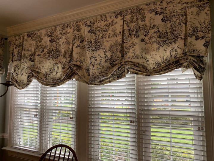 Wide Window London Shade handmade heirloom nursery - High Cotton Textile