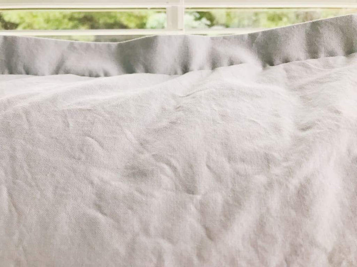 26x26 Tailored Euro Sham in 100% Cotton Zen Grey handmade heirloom nursery - High Cotton Textile