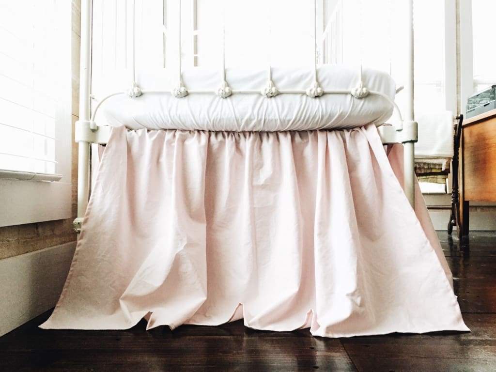 Baby Pink | Farmhouse Basic Crib Skirt