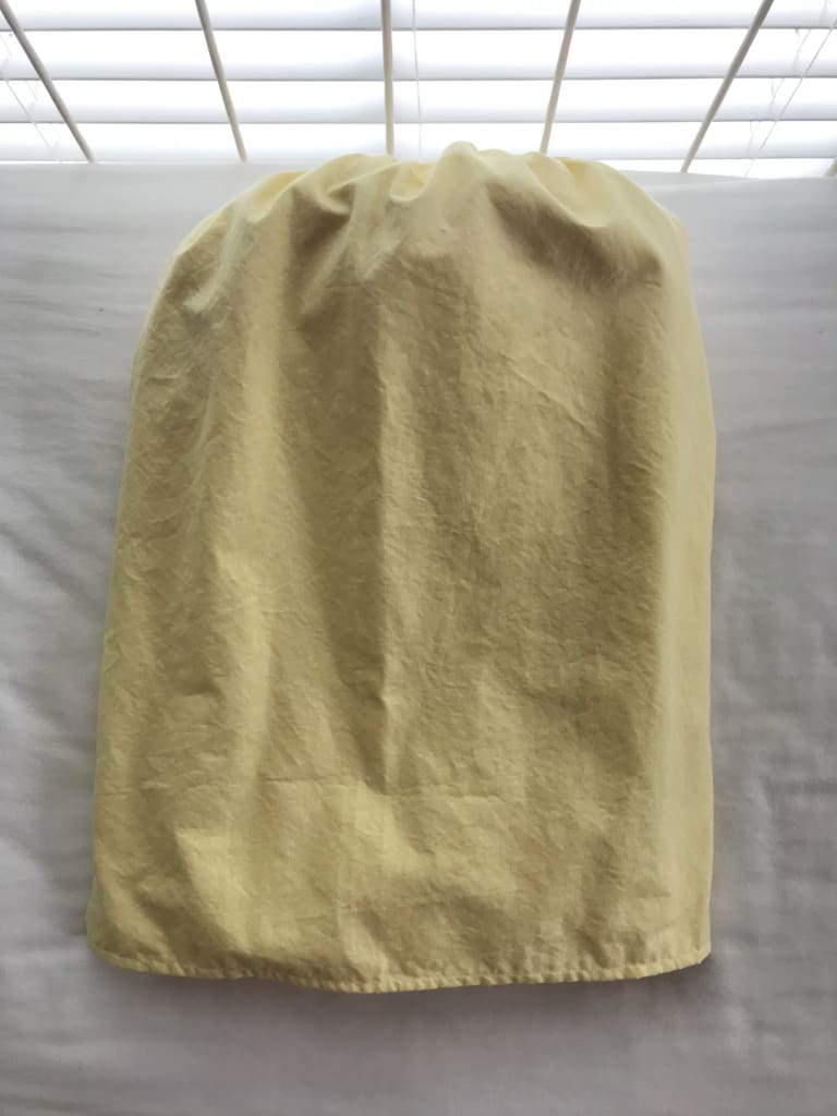 Baby Yellow Farmhouse Crib Skirt handmade heirloom nursery - High Cotton Textile