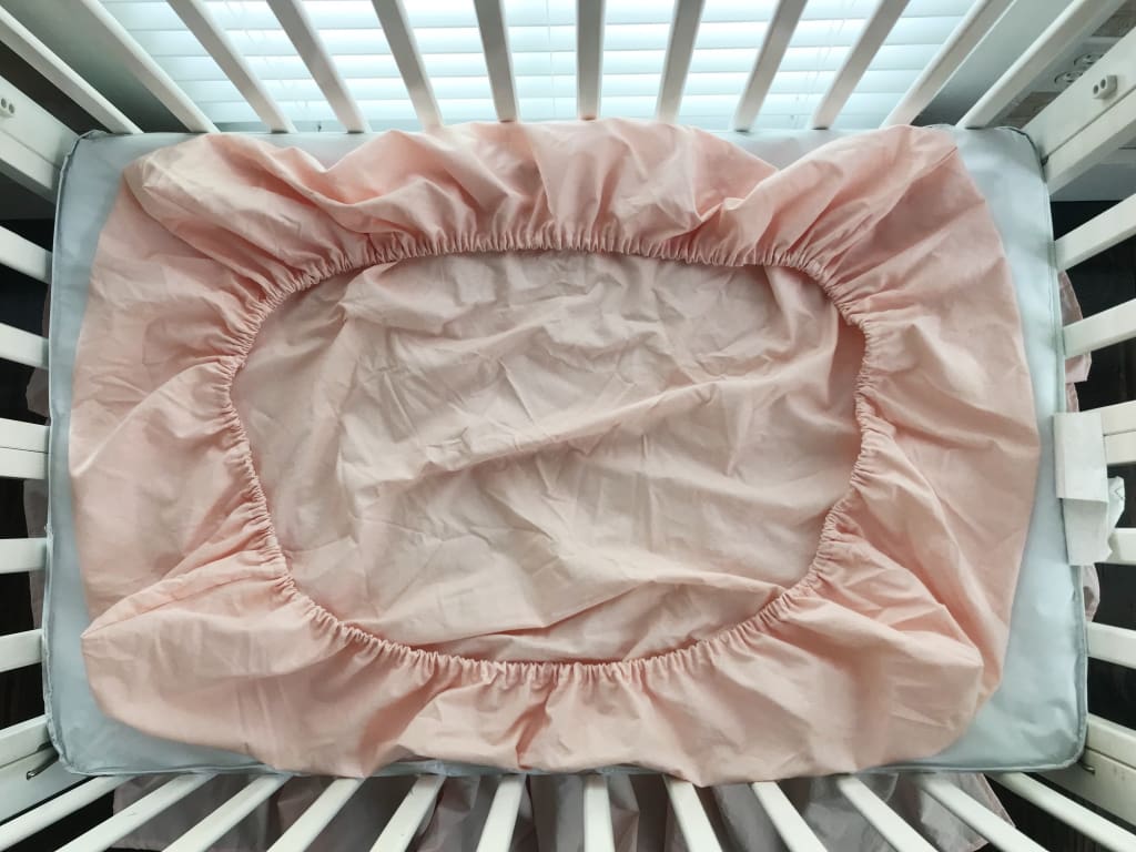 Ballet Slipper Mini Crib Sheet handmade heirloom nursery - High Cotton Textile