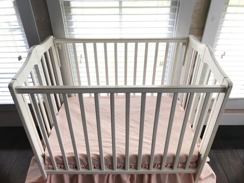 Ballet Slipper Mini Crib Sheet handmade heirloom nursery - High Cotton Textile