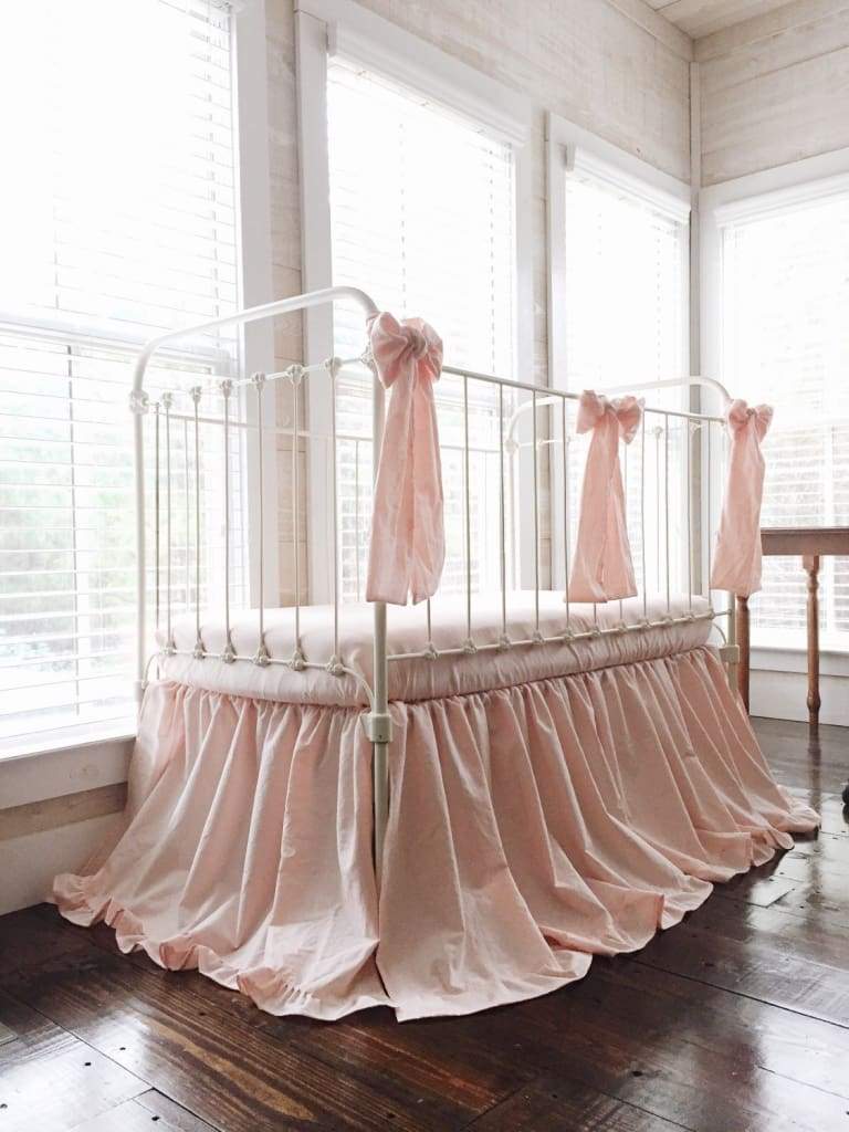 Ballet Slipper | Ruffled Crib Bedding Set