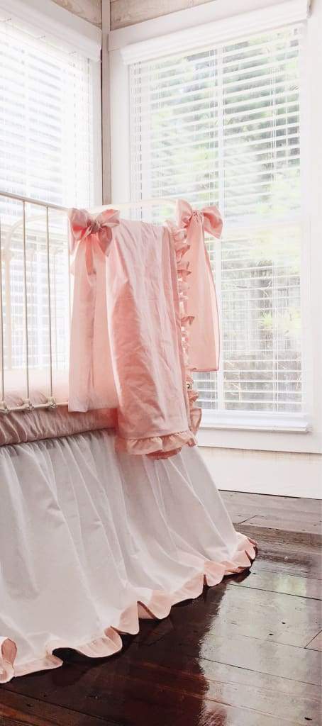 Ballet Slipper | Ruffled Baby Blanket
