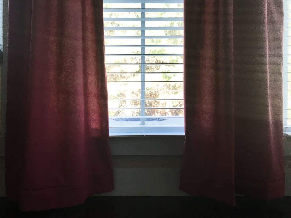 Blush Pink Farmhouse Curtains handmade heirloom nursery - High Cotton Textile