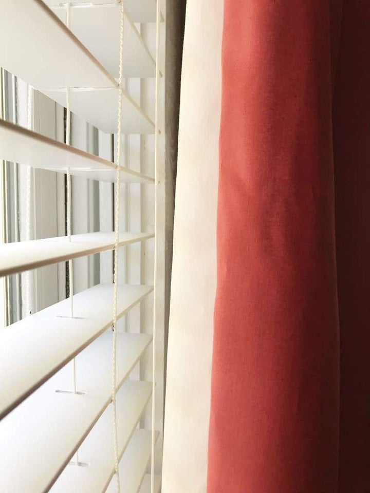 Blush Pink Farmhouse Curtains handmade heirloom nursery - High Cotton Textile