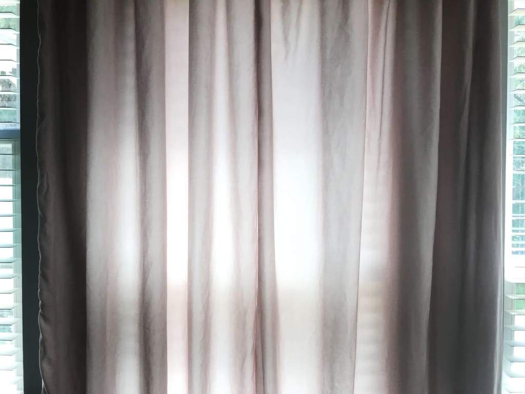 Blush Pink Silk Velvet Curtains handmade heirloom nursery - High Cotton Textile