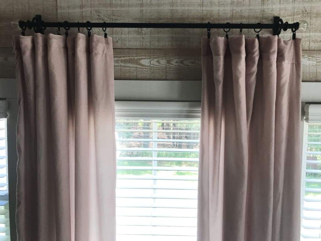 Blush Pink Silk Velvet Curtains handmade heirloom nursery - High Cotton Textile
