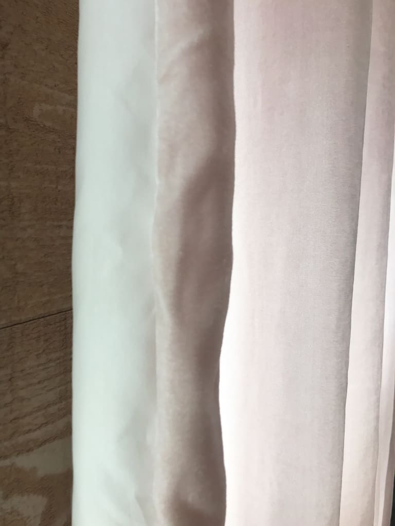 Blush Pink | Silk Velvet Curtains