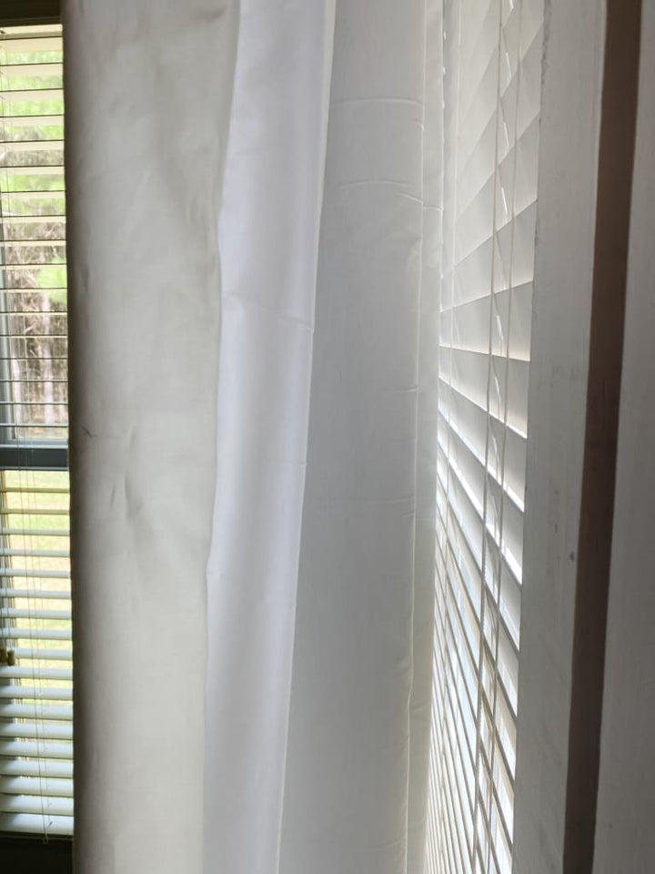Euro Pleat Blackout Curtain Panels handmade heirloom nursery - High Cotton Textile
