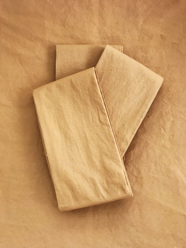 Gold Large Crib Bow handmade heirloom nursery - High Cotton Textile
