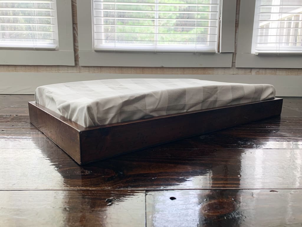 Grey Buffalo Check Changing Pad Cover handmade heirloom nursery - High Cotton Textile